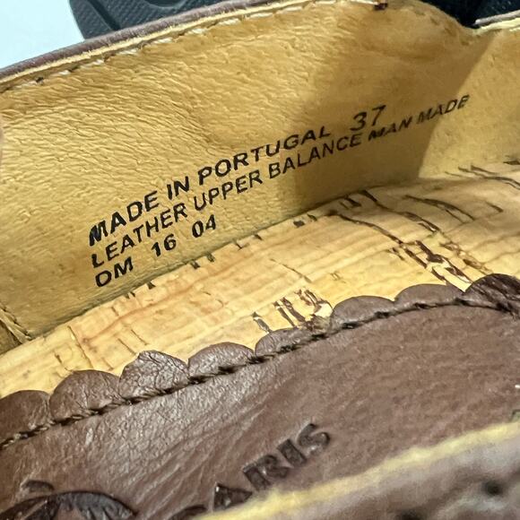 Dromedaris Tracy 2 Leather Mary Jane Low Block Heel Shoe-Brown-Women Size 37-NEW - Picture 13 of 14